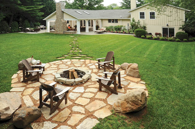 Rustic backyard retreat