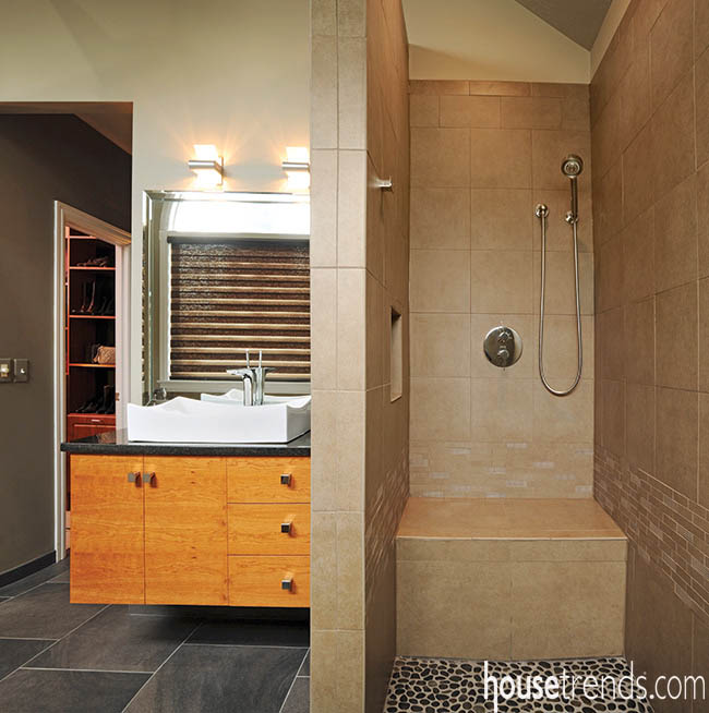 Bathroom remodel created around a stunning bath tub