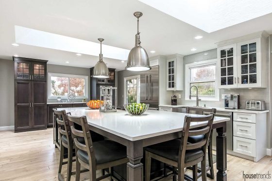 Westerville renovation removes existing walls to create open floor plan